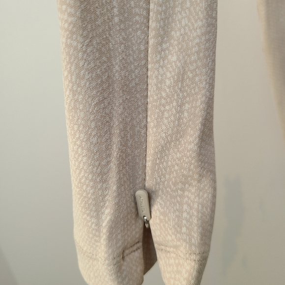 Athleta Cream Delancey Skyline Herringbone Wicking Breathable NWT Leggings, sz S - Picture 4 of 10